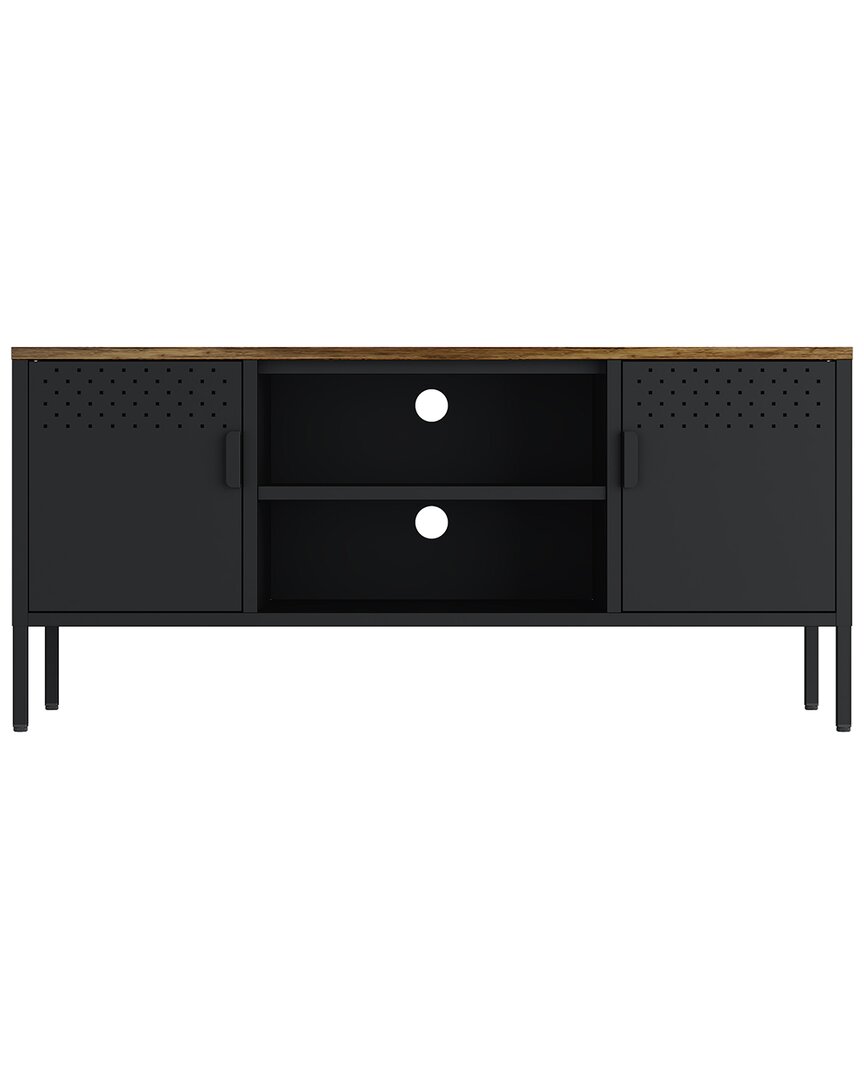 Manhattan Comfort Landen Modern 47in Tv Stand With 6 Fixed Shelves