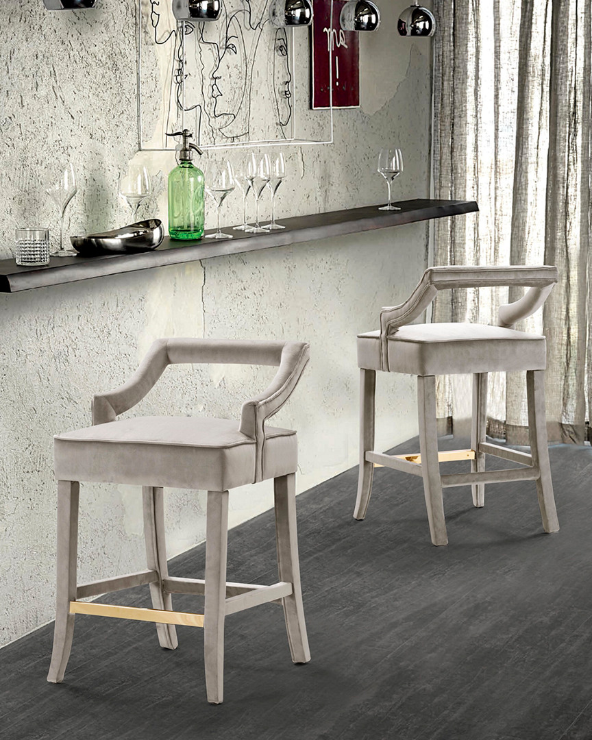 Chic Home Chiara Taupe Counter Stool
