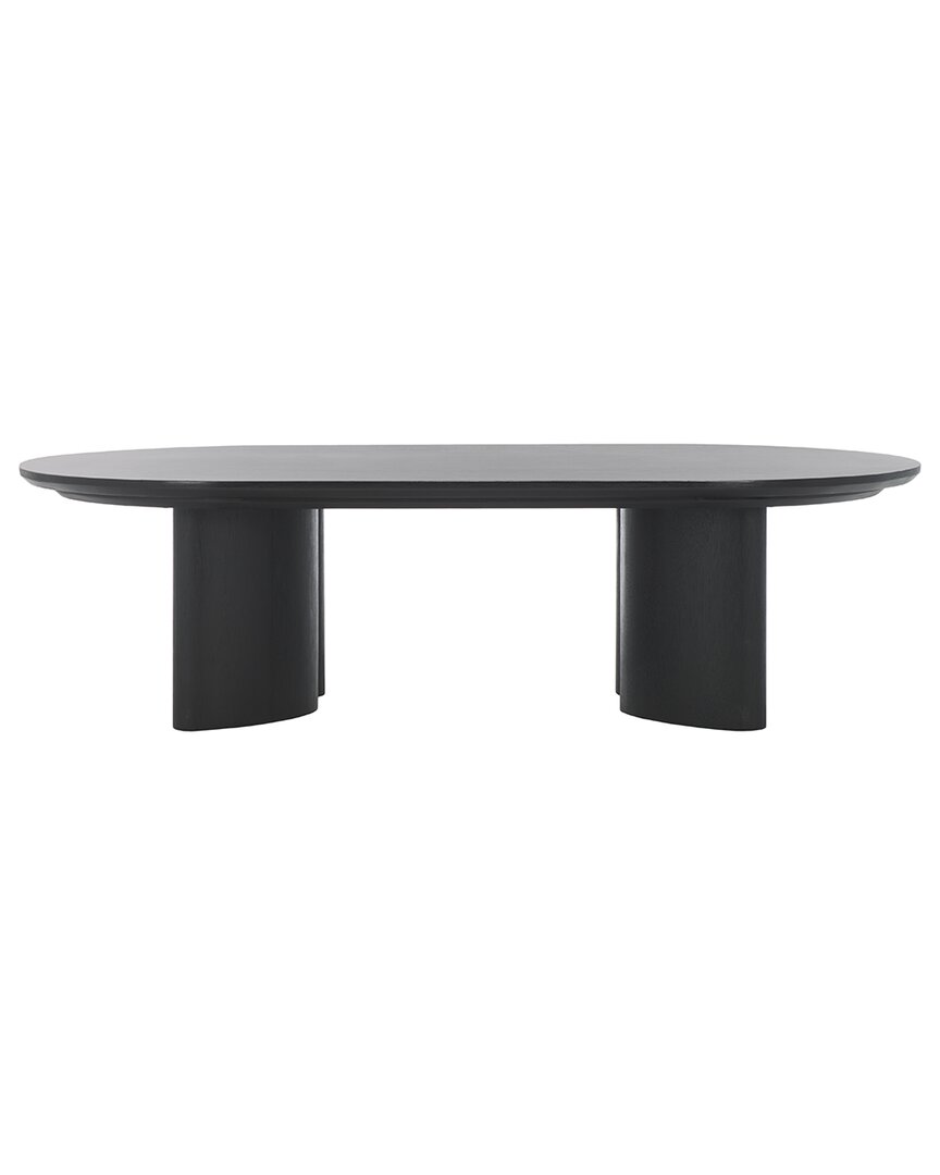 Safavieh Couture Barnard Oval Wood Coffee Table Sfv1701a