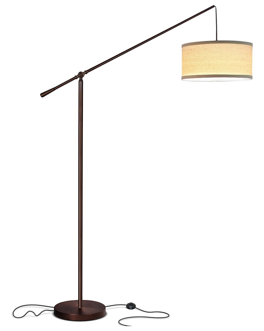 Brightech Hudson Bronze Mid-century Led Floor Lamp