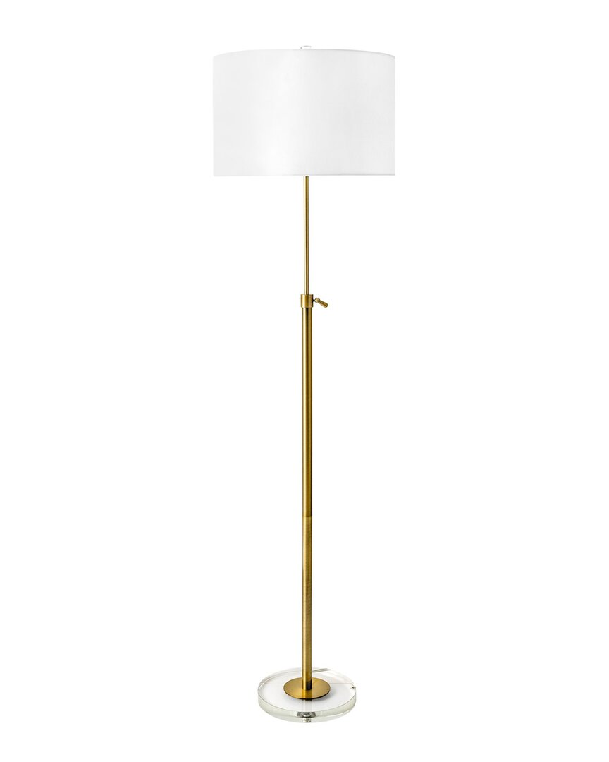 Shop Nuloom Dexter Metal Floor Lamp In Metallic