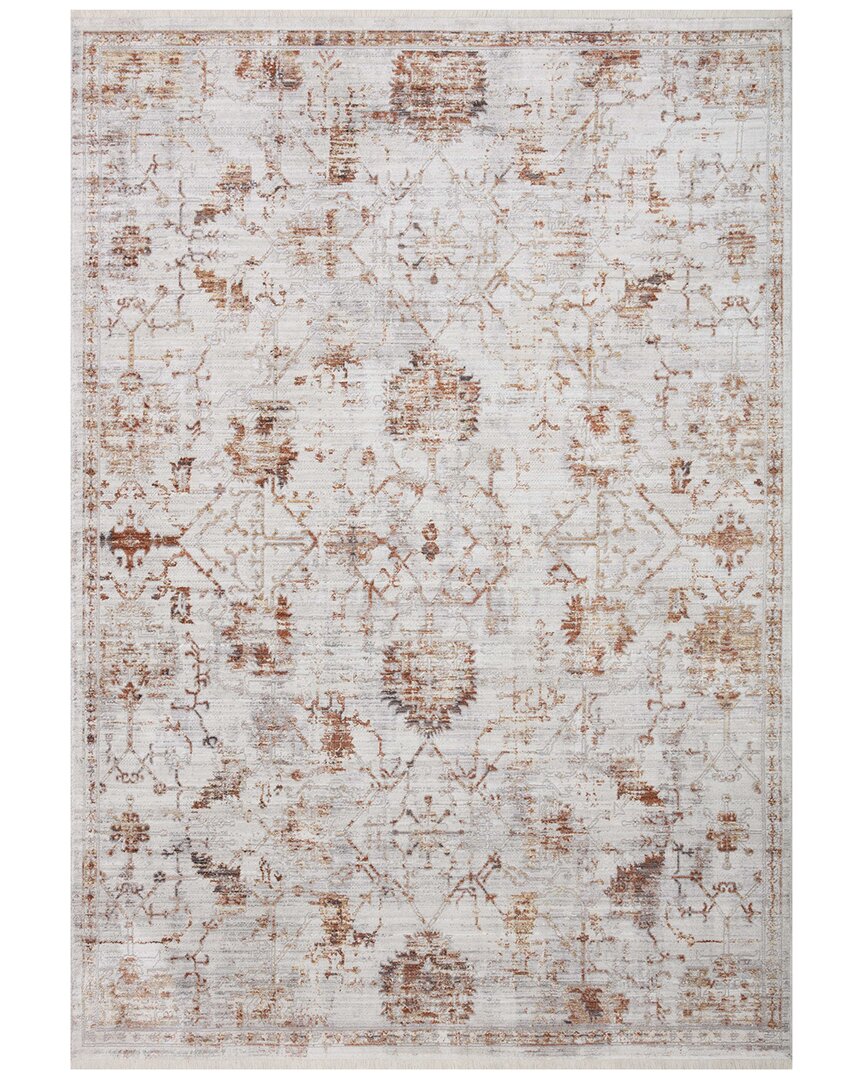 Shop Loloi Bonney Rug In Silver