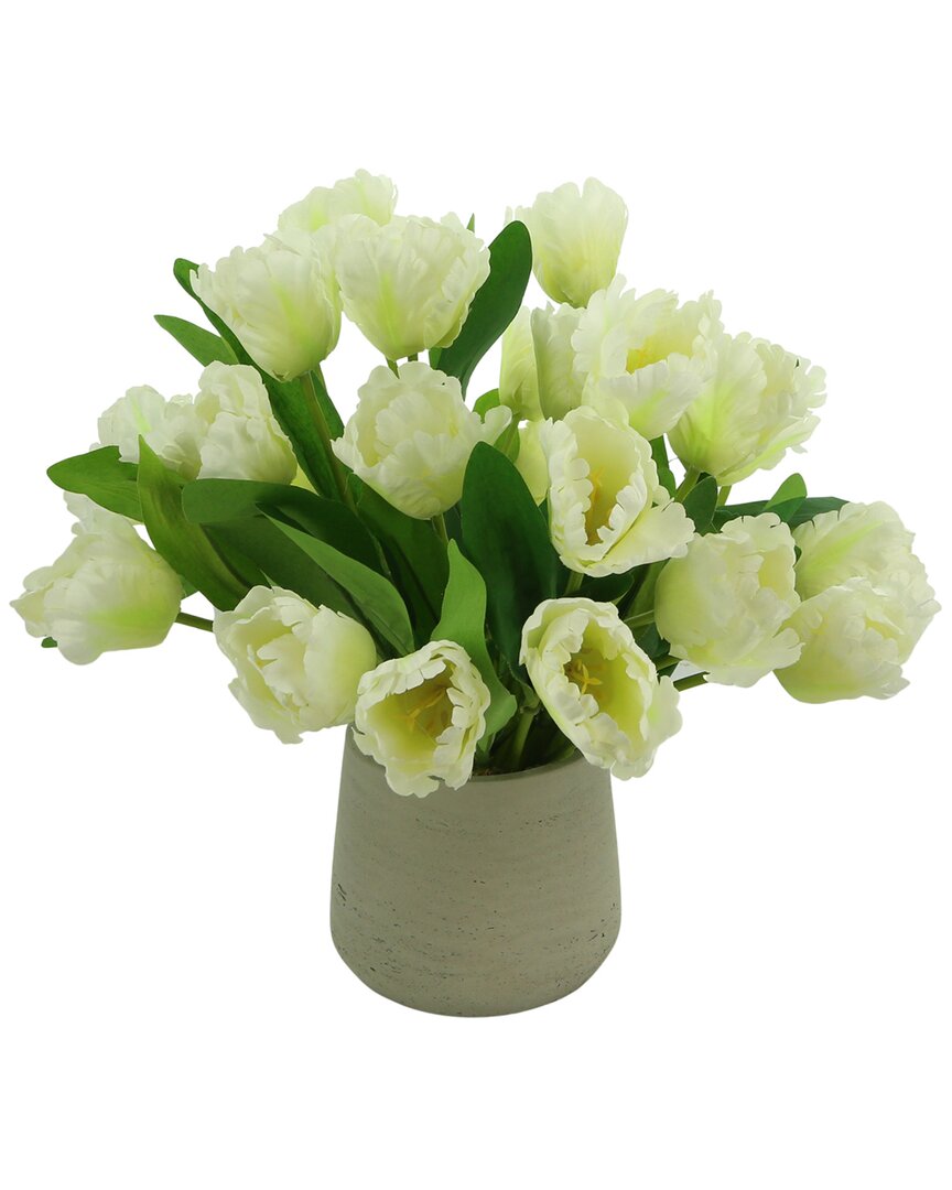 Creative Displays White Tulip Floral Arrangement