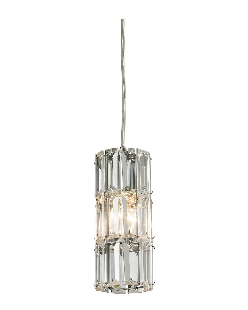 Artistic Home & Lighting 1-light Cynthia Mini Pendant In Metallic