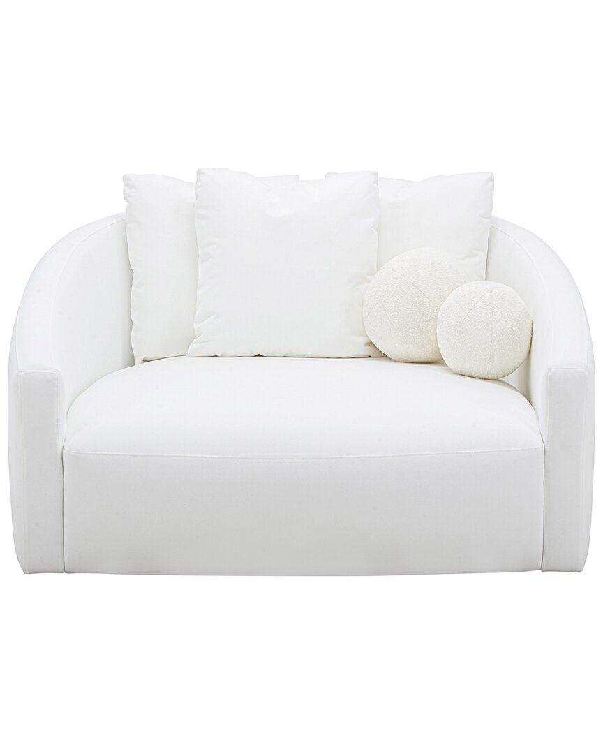 Shop Tov Furniture Hanim Linen Daybed In White