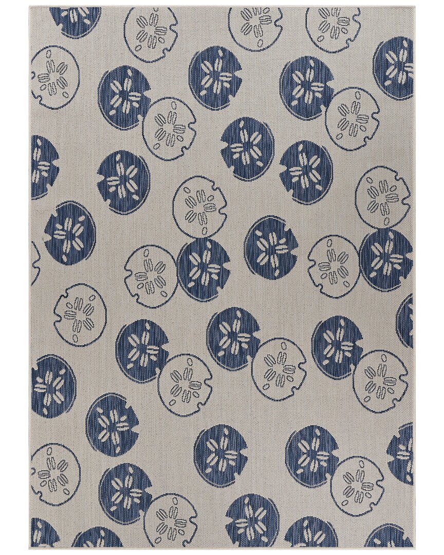 Lr Home Sanibel Indoor/outdoor Rug In Navy
