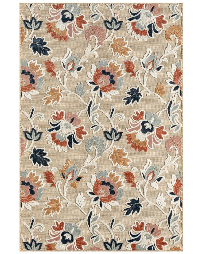 Lr Home Veranda Indoor/outdoor Rug In Beige