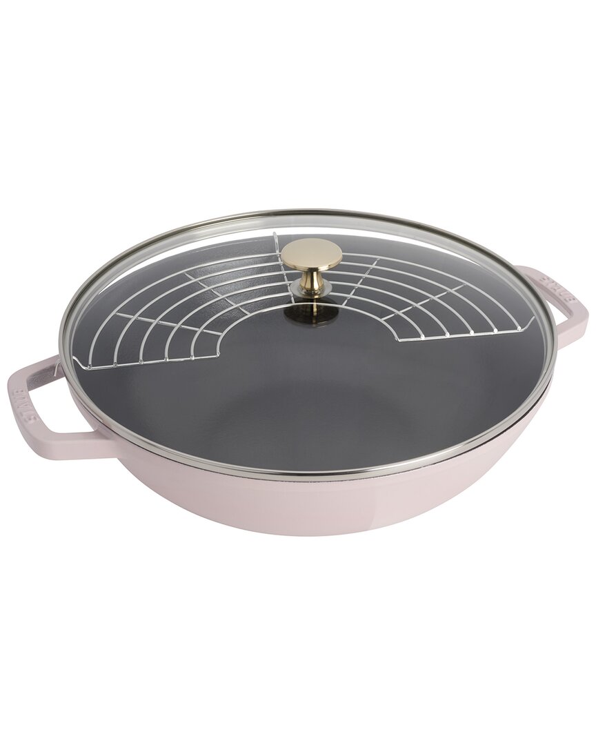 Staub Enameled Cast Iron 4.5-qt. Perfect Pan With Lid