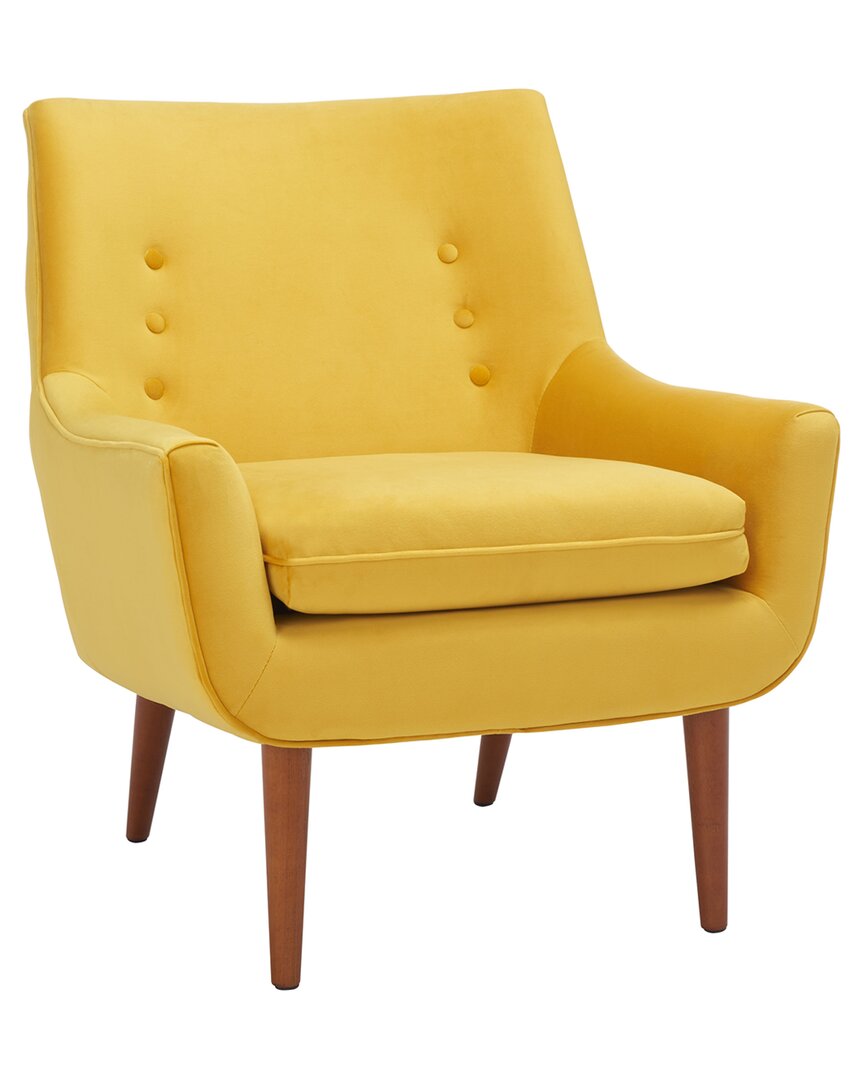Safavieh Amina Accent Chair In Gold