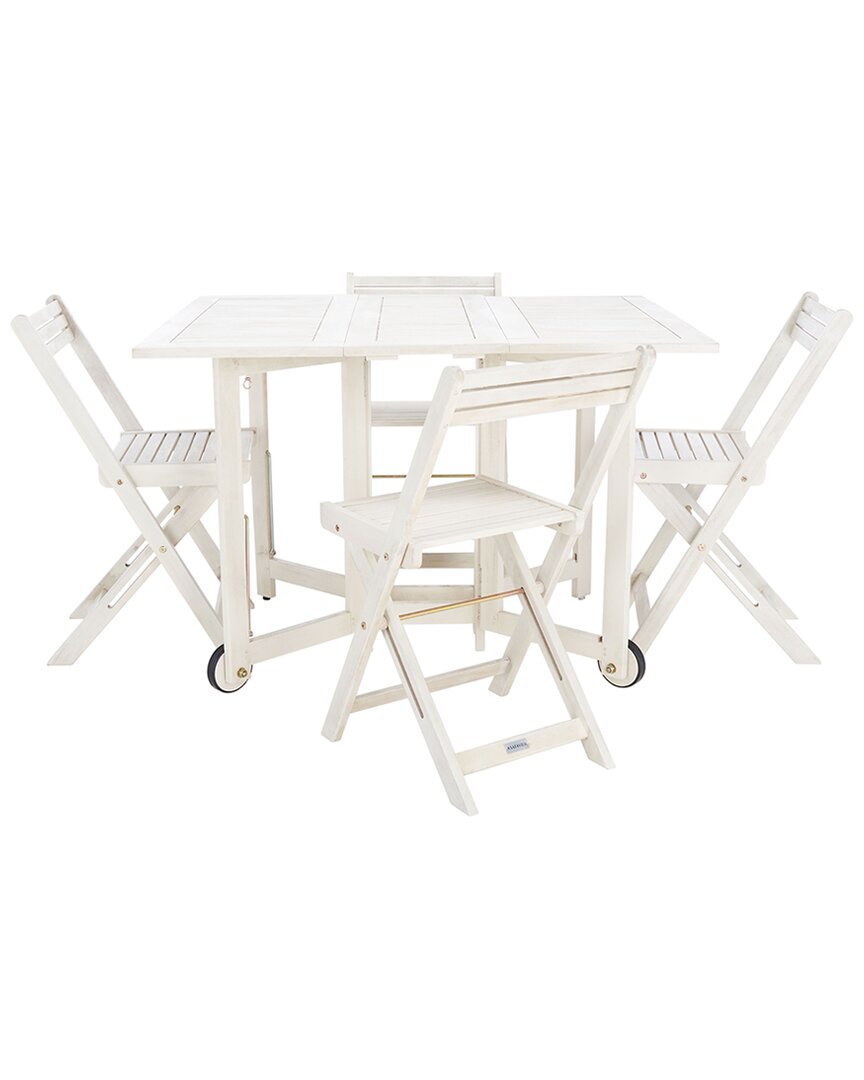 Safavieh Arvin Table & Chair Set In White