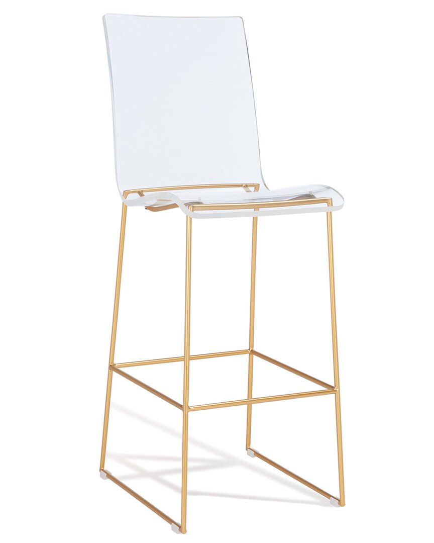 Safavieh Couture Bryant Acrylic Barstool In Clear
