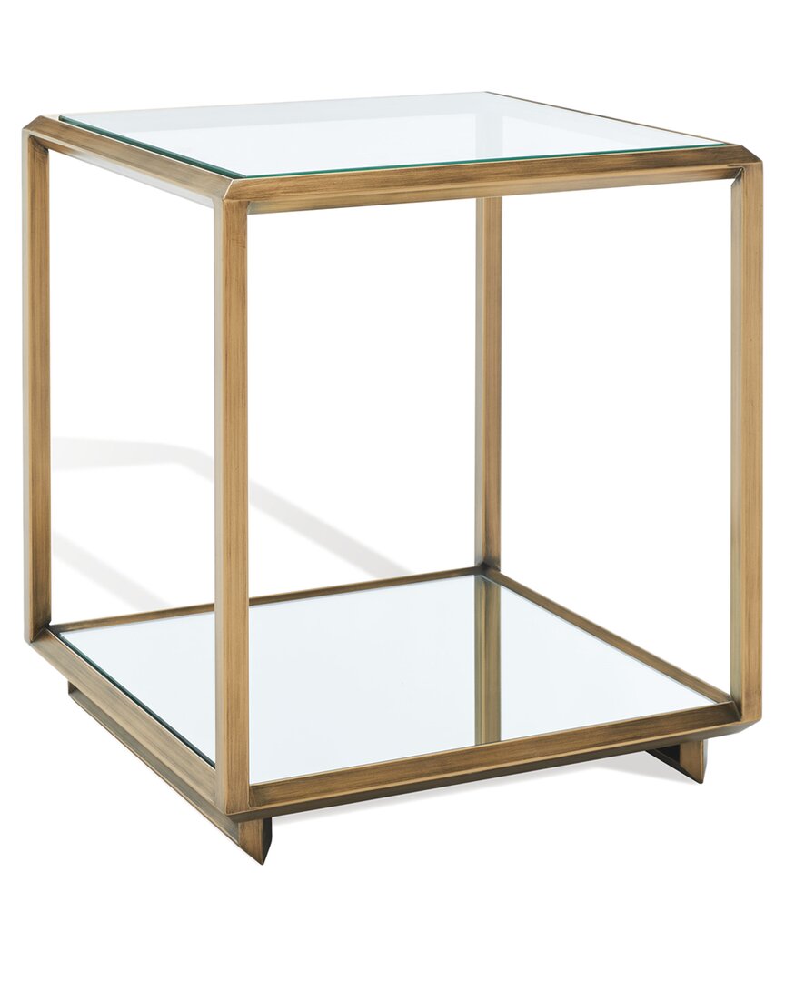 Safavieh Couture Florabella Mirrored Accent Table In Bronze