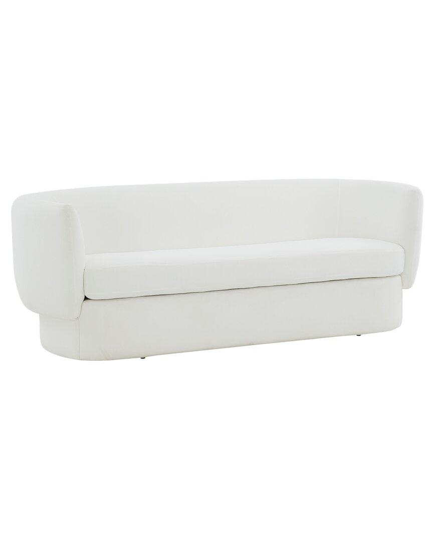 Safavieh Couture Mariano Curved Sofa In White
