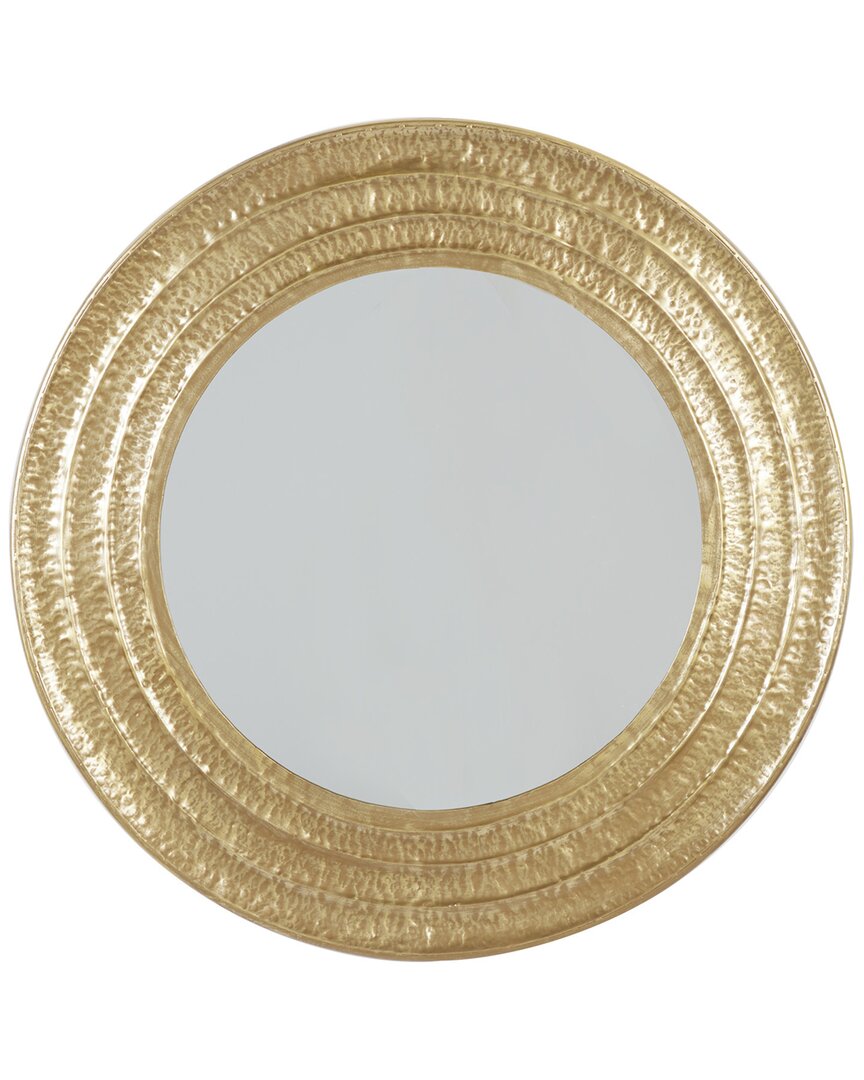 Peyton Lane Gold Glam Metal Wall Mirror