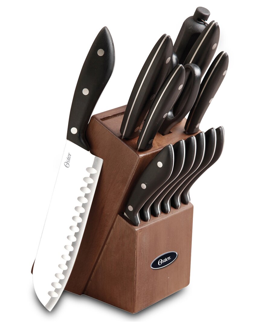 Oster Huxford 14pc Stainless Steel Cutlery Set In Black
