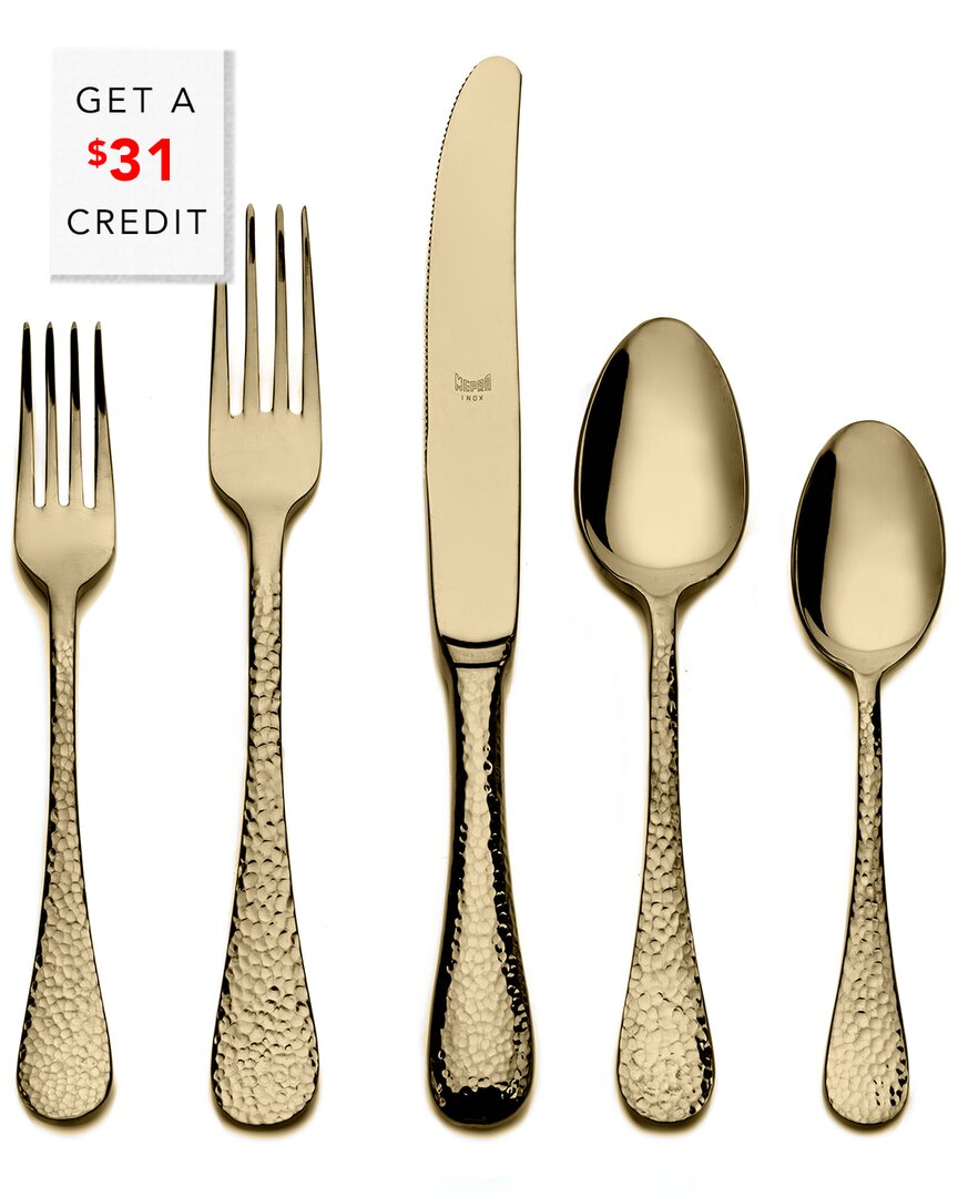 Mepra 5pc Flatware Set With $31 Credit