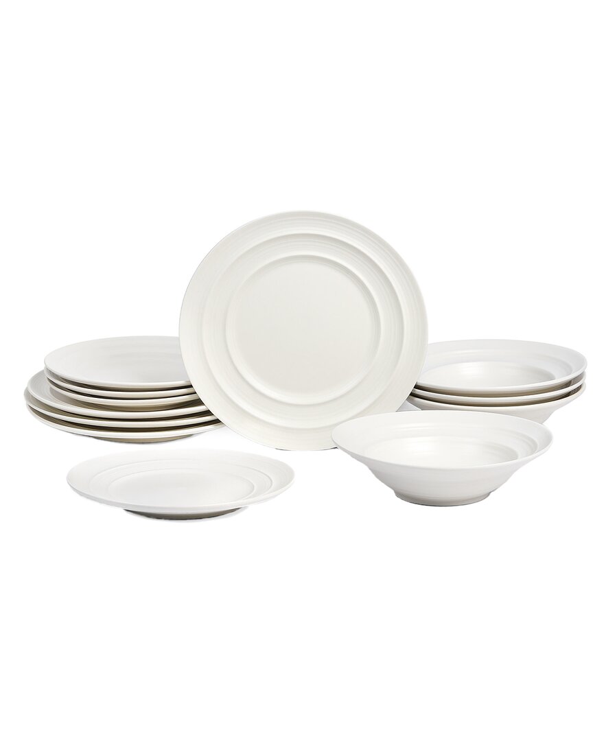 Earth & Clay Celeste 12pc Stoneware Dinnerware Set