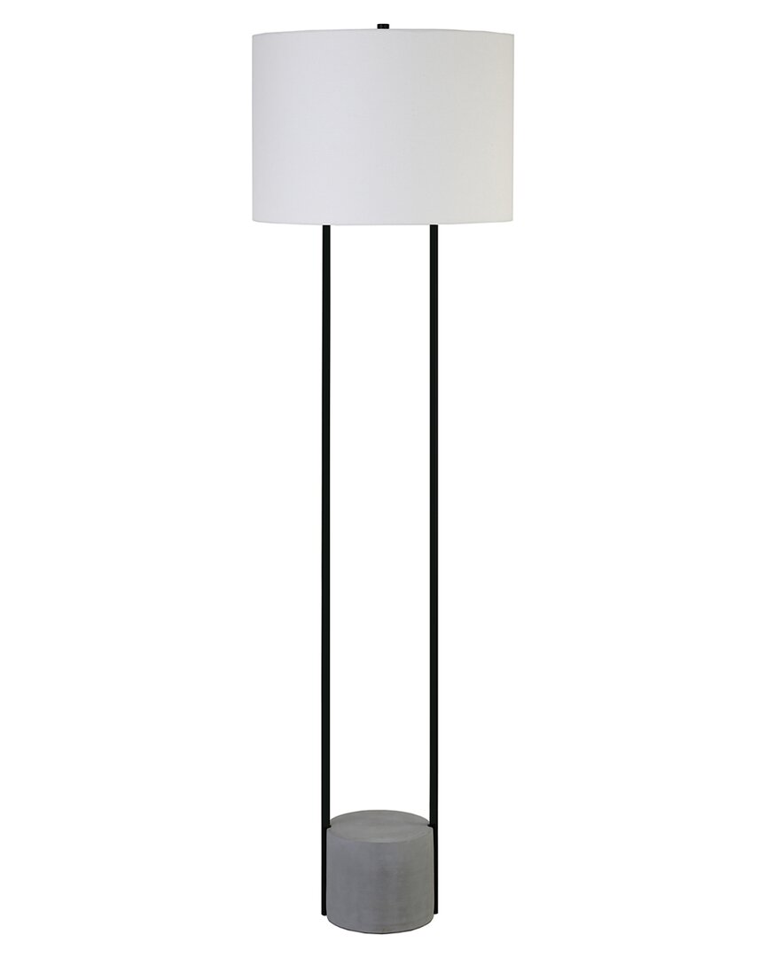 Abraham + Ivy Uma 65.5 Concrete Floor Lamp In Gray