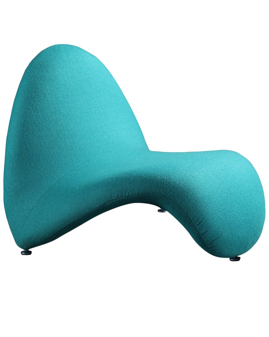 Manhattan Comfort Moma Accent Chair In Teal
