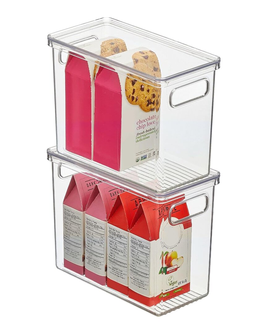 M DESIGN M DESIGN SET OF 8 ORGANIZER BINS WITH HANDLES & LID