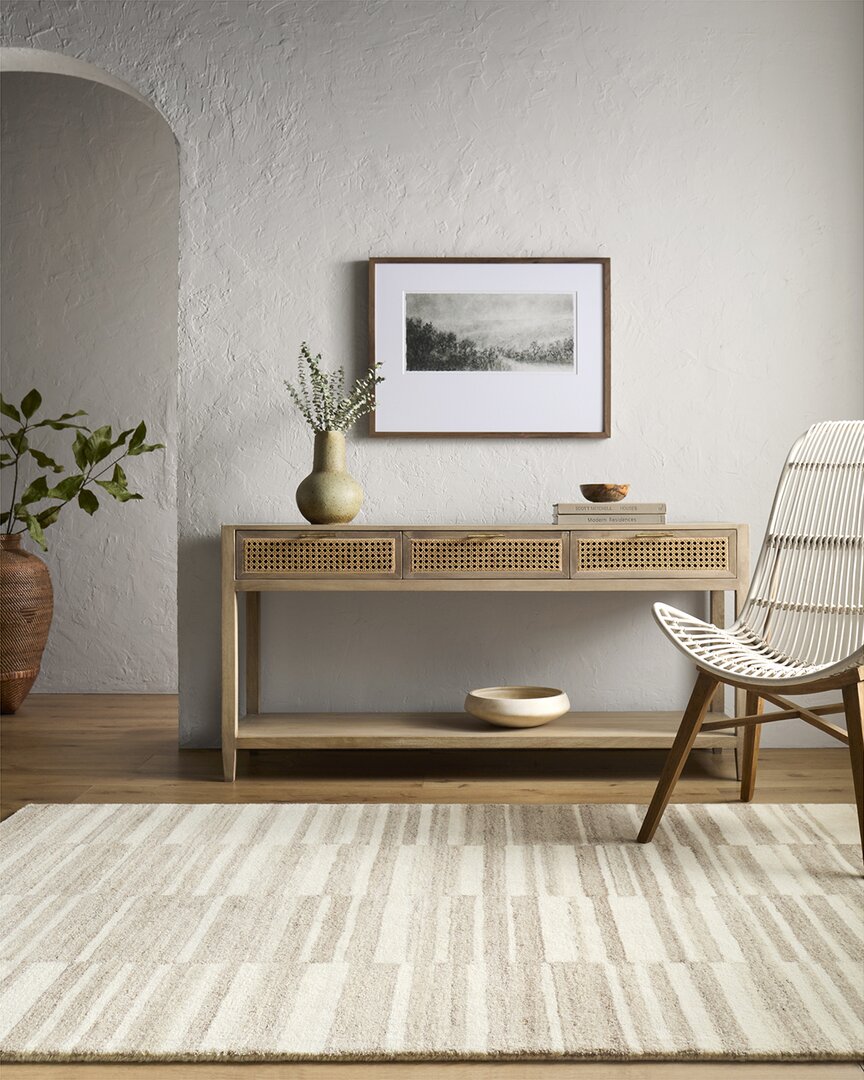 Livabliss Becki Owens X Max 100% Wool Rug Ivory In Brown