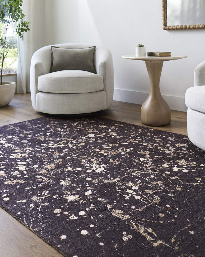 Livabliss Galey Alix X Janek Charcoal Rug In Black