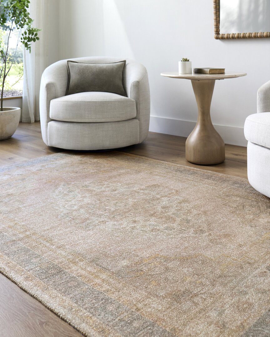 Livabliss Galey Alix X  Luciana Dusty Rose Rug In Neutral