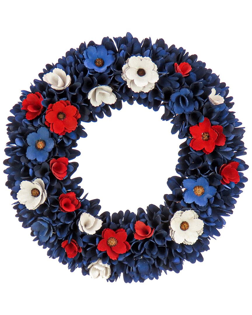 National Tree Company Wreath In Blue