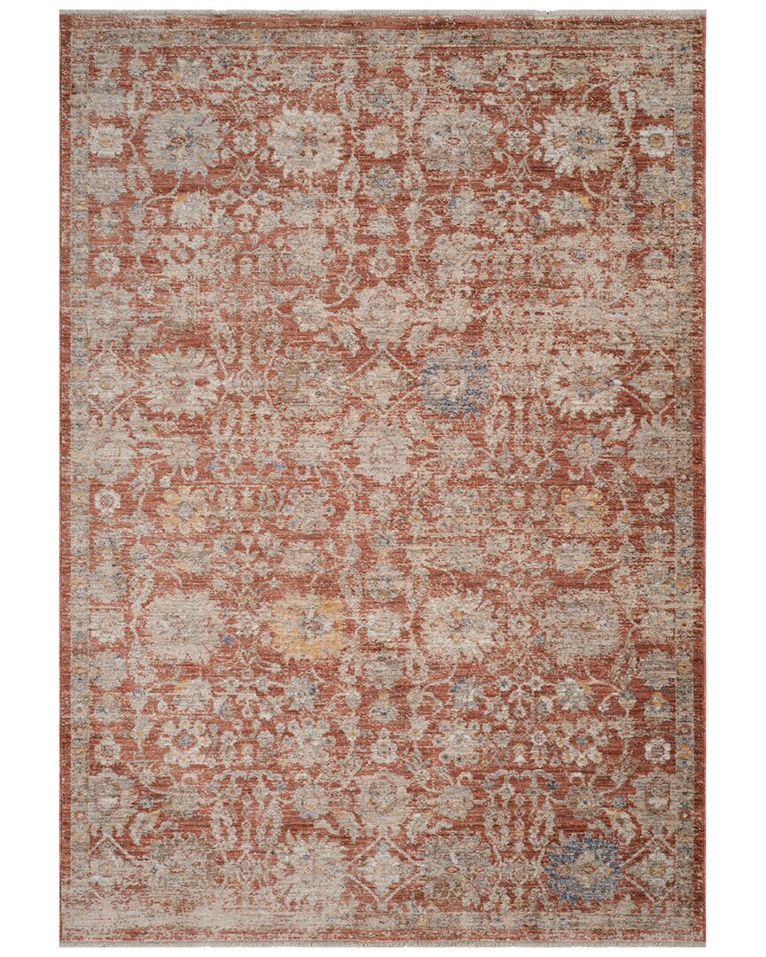 Amer Rugs Albany Vintage Power-loomed Rug In Red