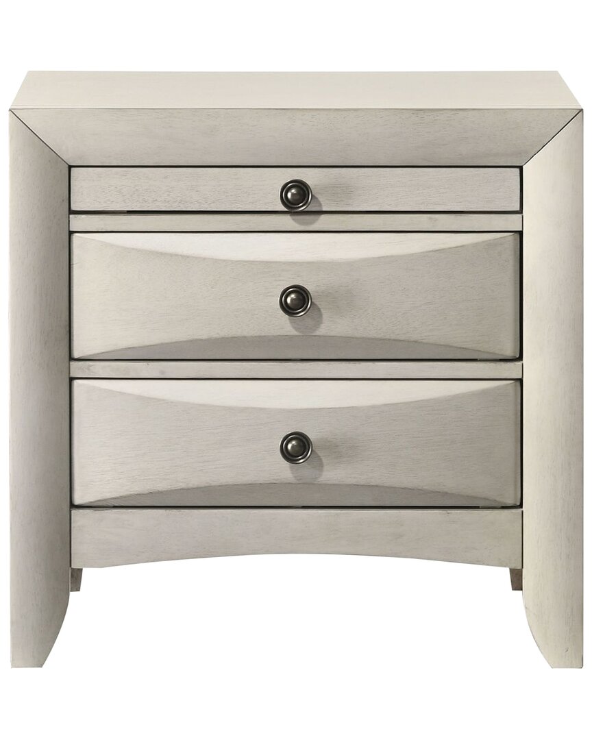Acme Ramondi Nightstand In Neutral