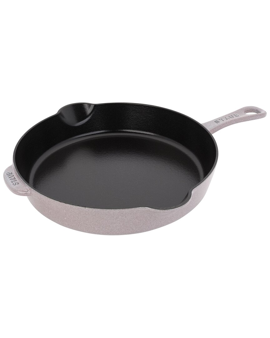Staub Cast Iron 11in Lilac Traditional Deep Skillet In Black
