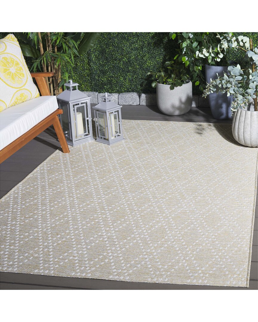 Safavieh Sunset Diamor Power-loomed Indoor/outdoor Rug In Neutral