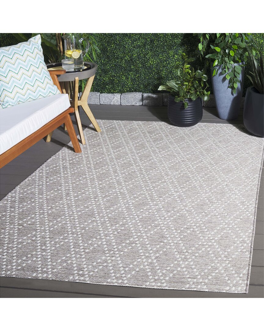 Safavieh Sunset Prizma Power-loomed Indoor/outdoor Rug In Gray