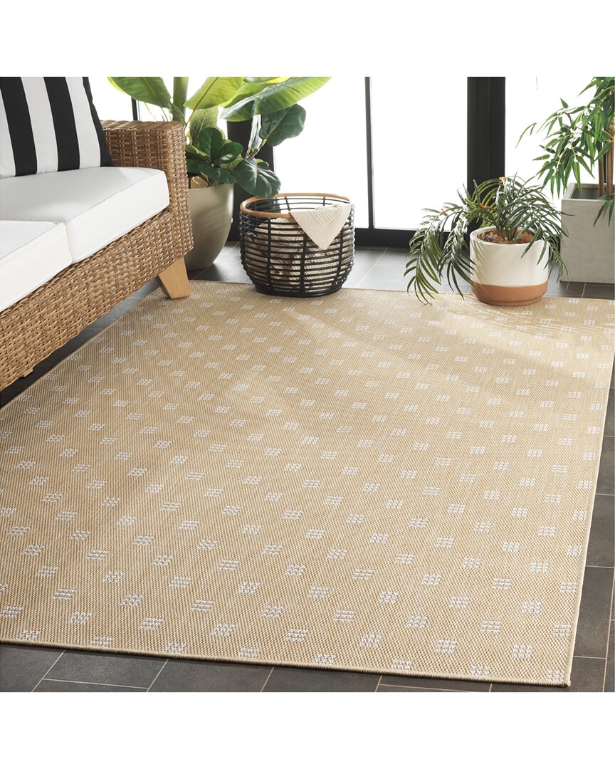 Safavieh Terrace Arlen Power-loomed Indoor/outdoor Rug In Neutral