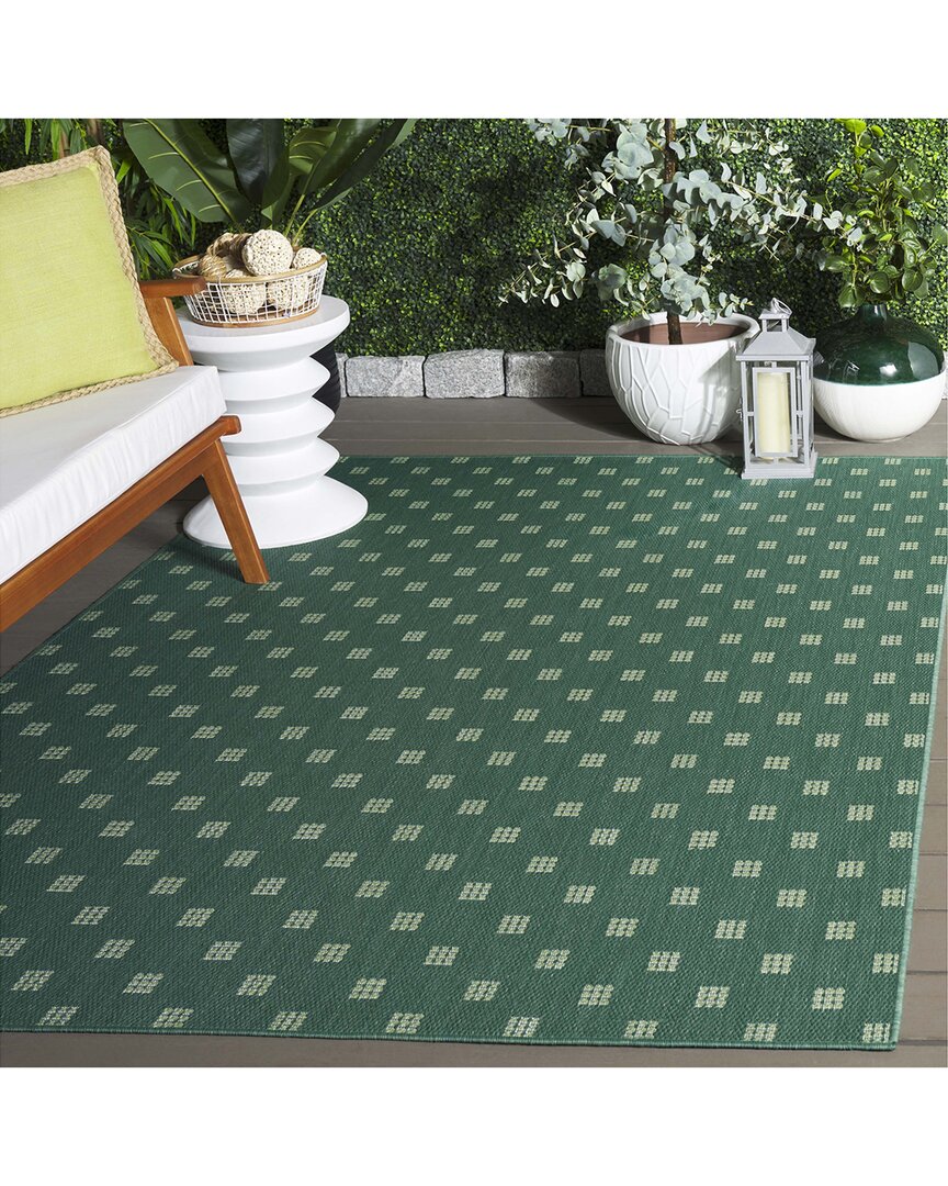 Safavieh Terrace Zola Power-loomed Indoor/outdoor Rug In Green