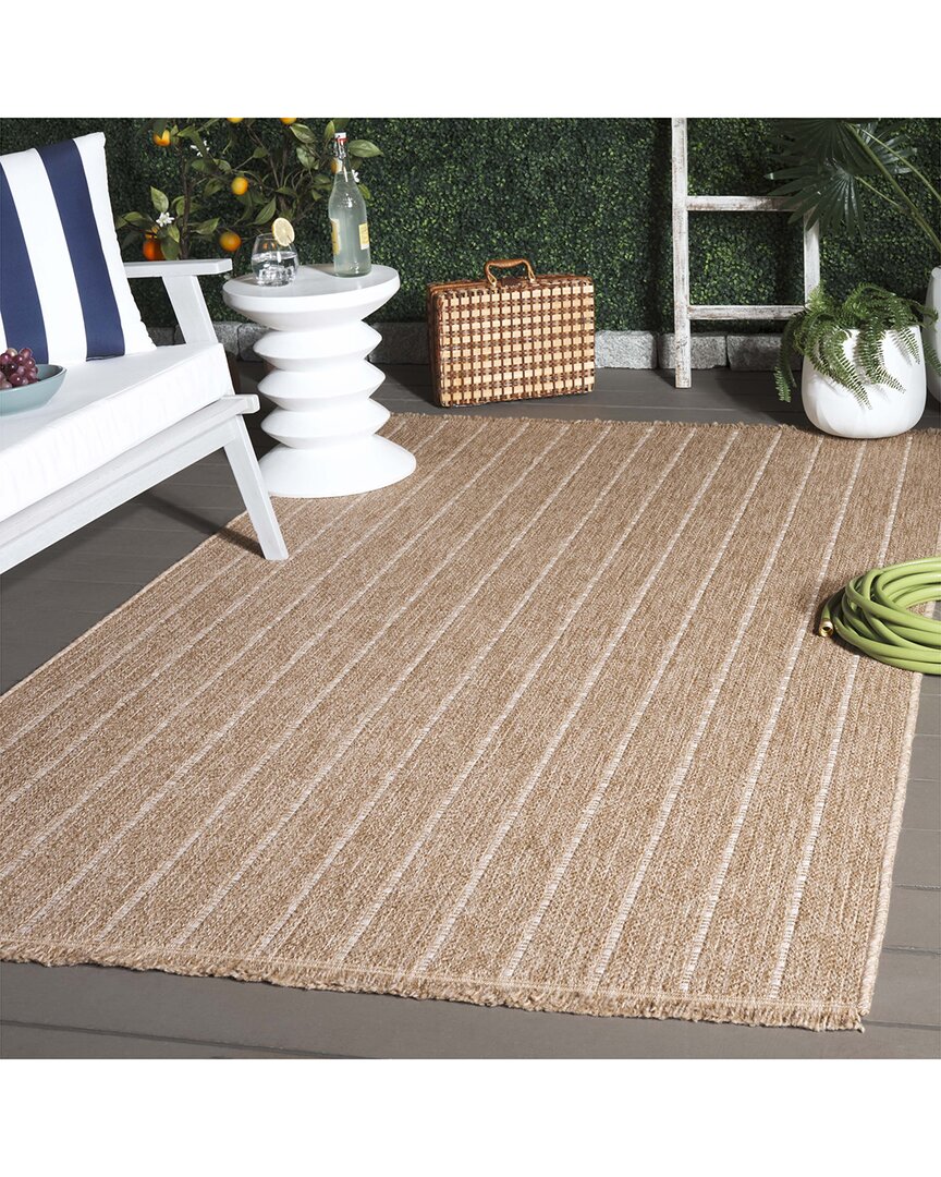 Safavieh Retreat Rainier Power-loomed Indoor/outdoor Rug In Brown