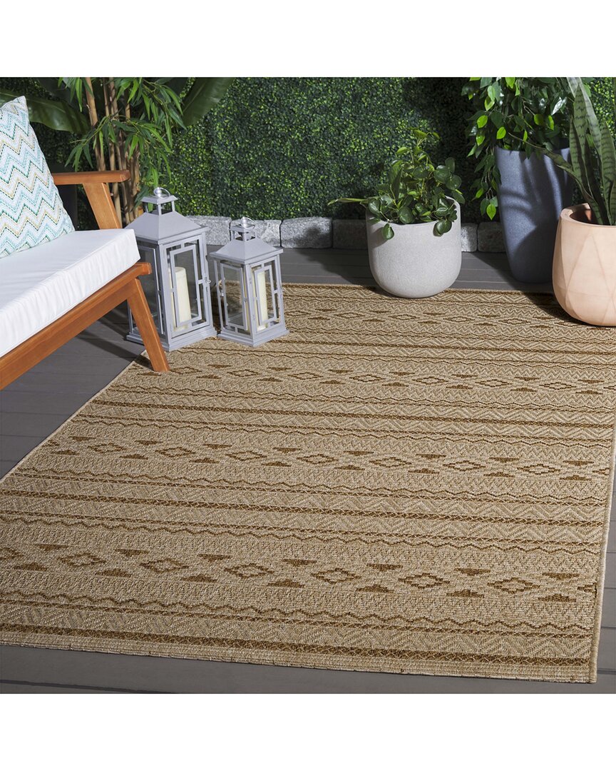 Safavieh Sisal All-weather Brune Power-loomed Indoor/outdoor Rug In Brown