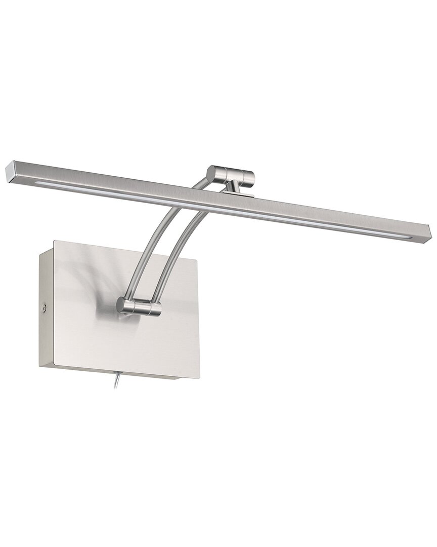 EGLO EGLO DOREEN 1 LIGHT INTEGRATED LED PICTURE LIGHT WITH MATTE NICKEL FINISH & CLEAR DIFFUSER