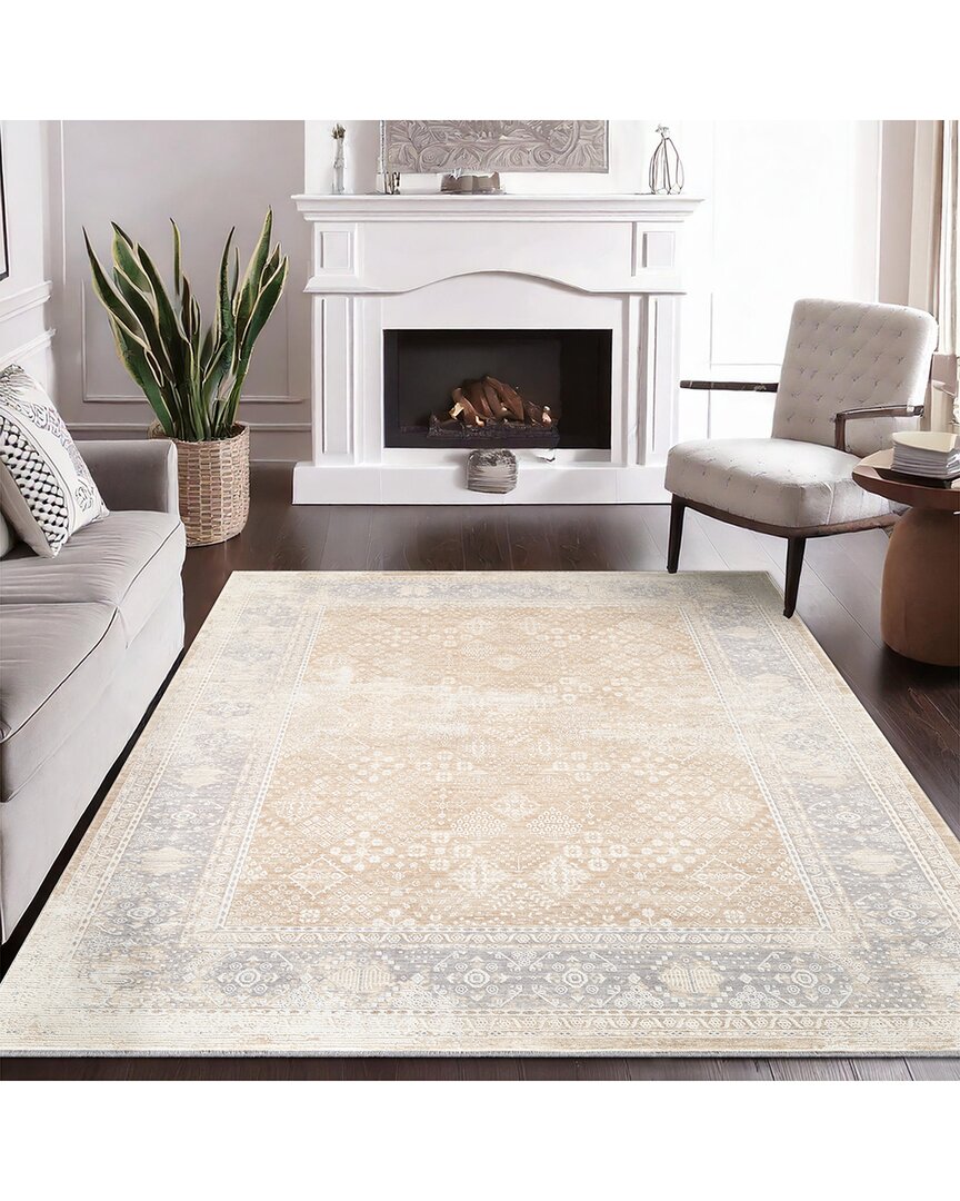 Pasargad Home Transitional Turkish Eterna Rug In Neutral