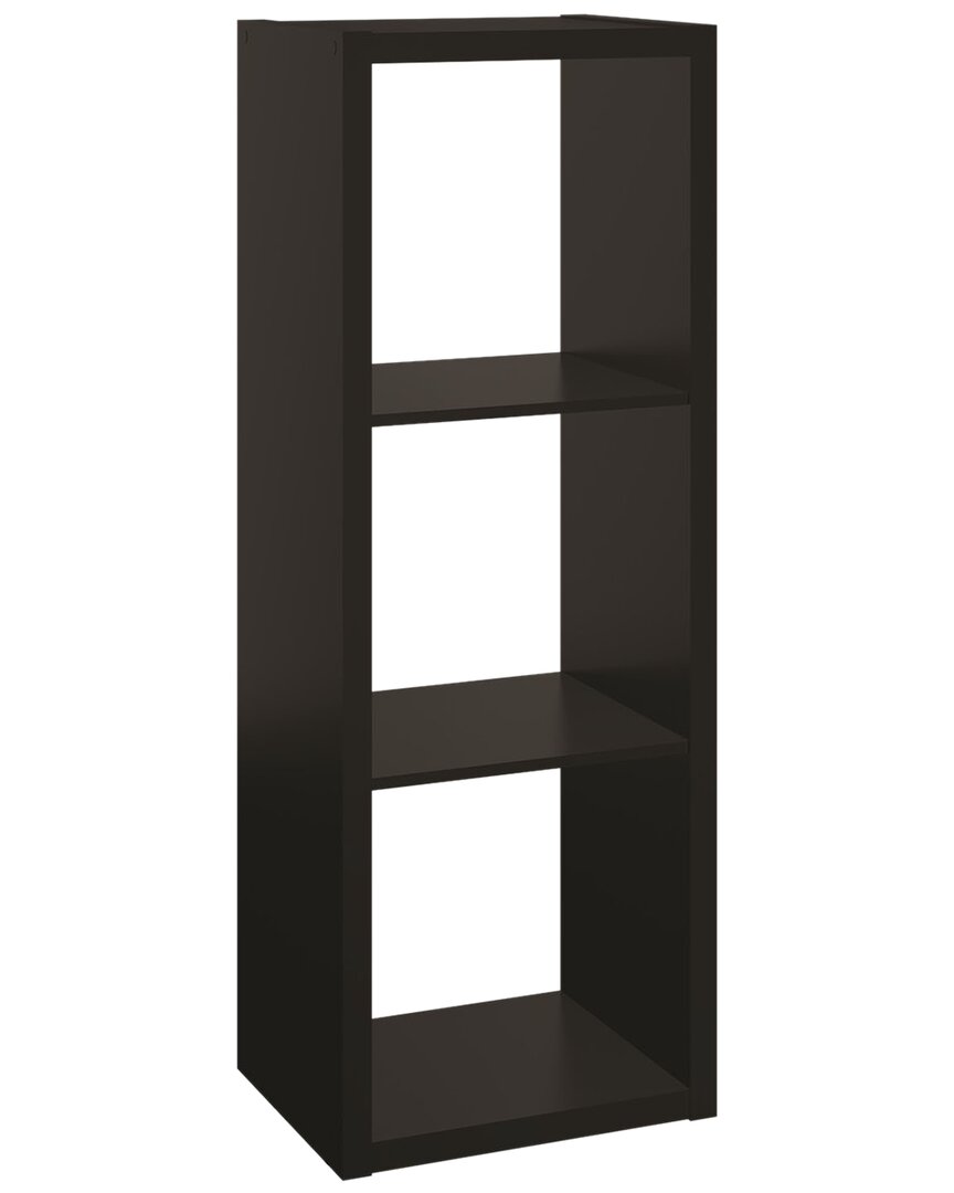 Closetmaid 3-cube Decorative Storage Organizer In Black