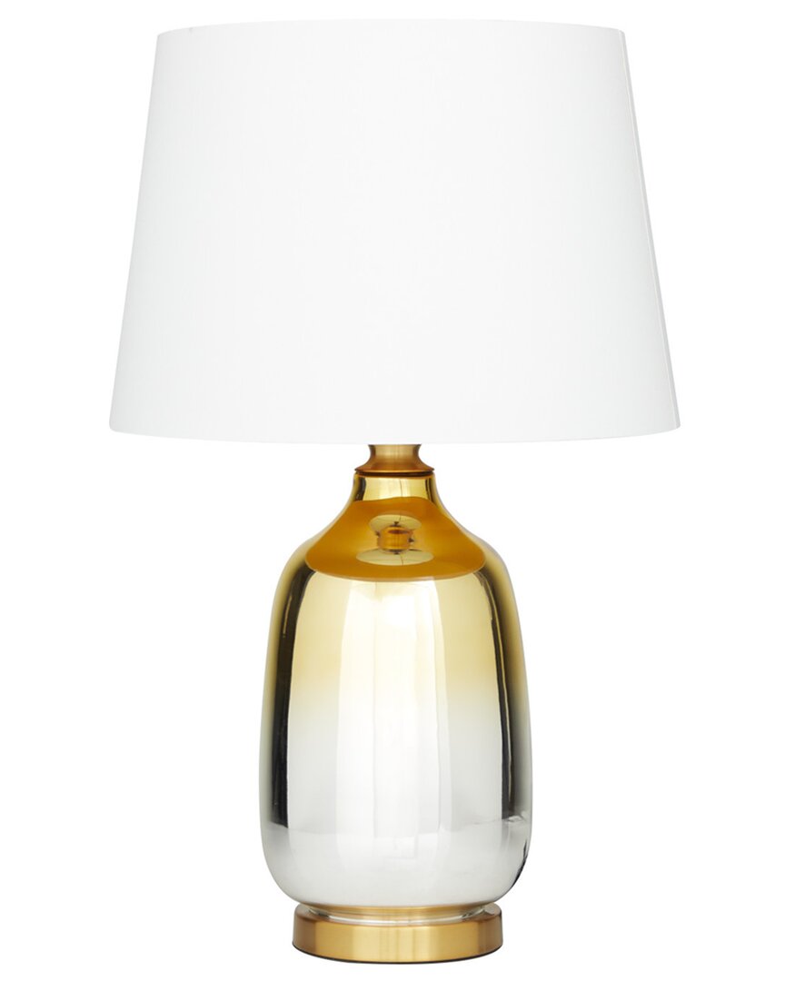Peyton Lane Glam Glass Gold Table Lamp