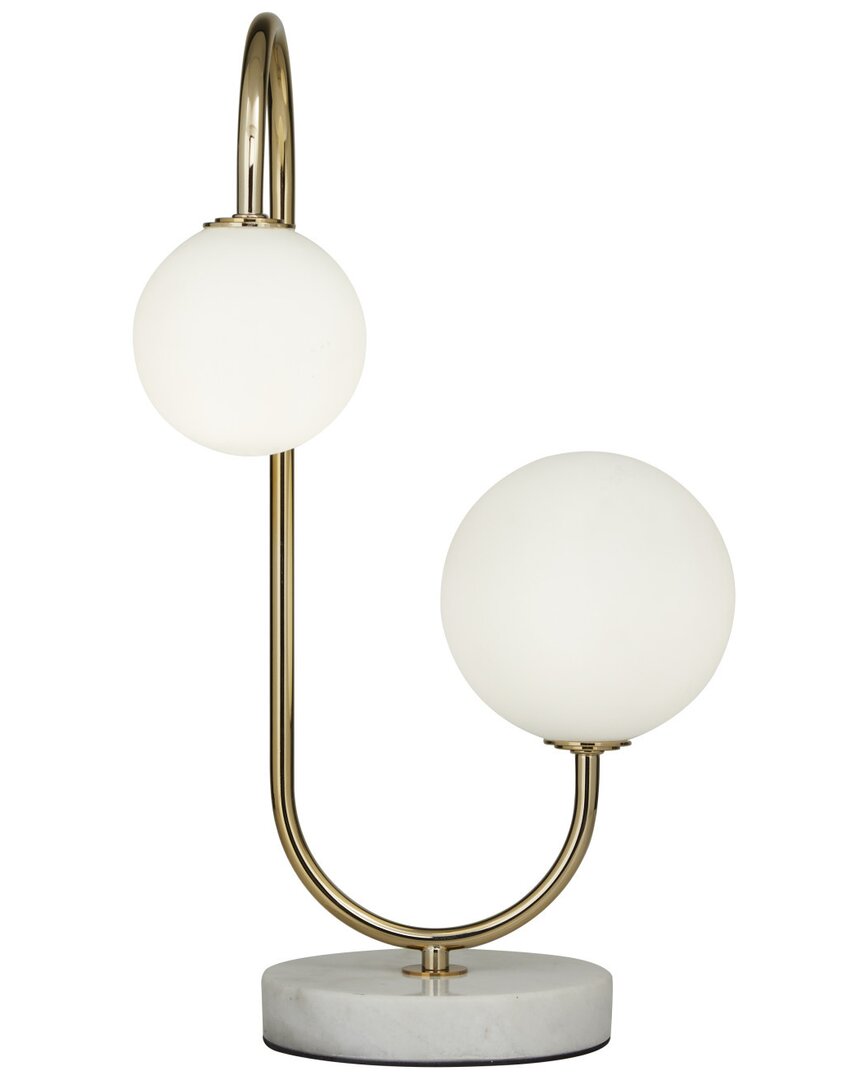Peyton Lane Abstract Metal Gold Table Lamp