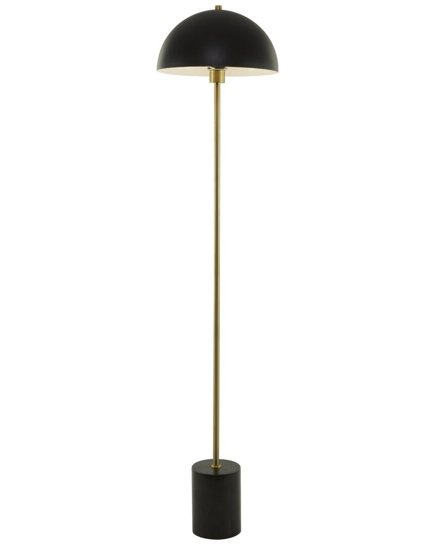 Peyton Lane Contemporary Metal Black Floor Lamp