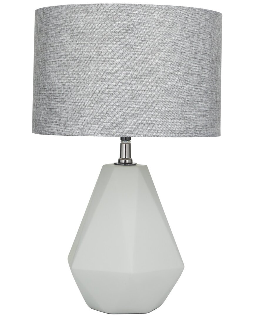 Peyton Lane Modern Cement Grey Table Lamp
