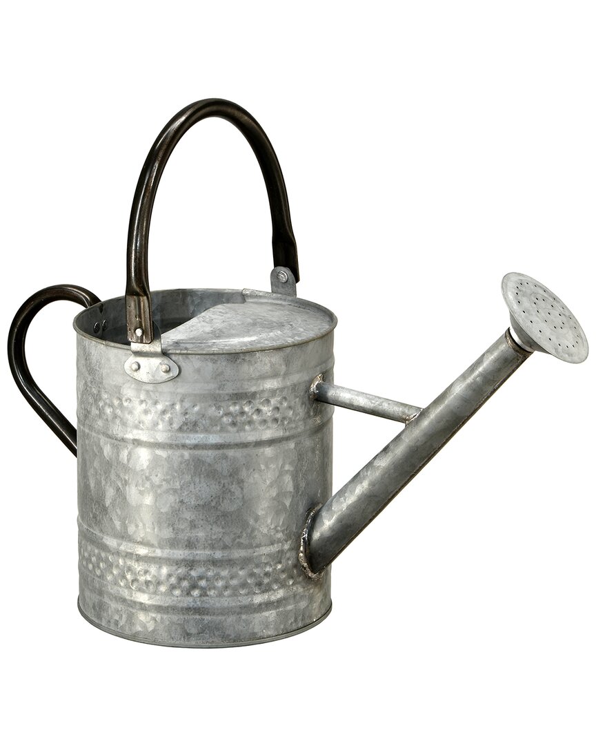 National Tree Company 16in Garden Accents Antique Watering Can In Silver