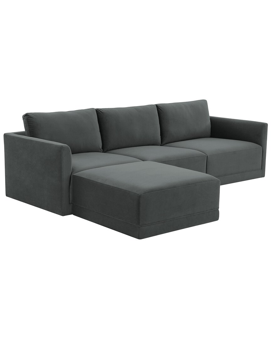 Tov Furniture Willow Modular Sectional In Charcoal