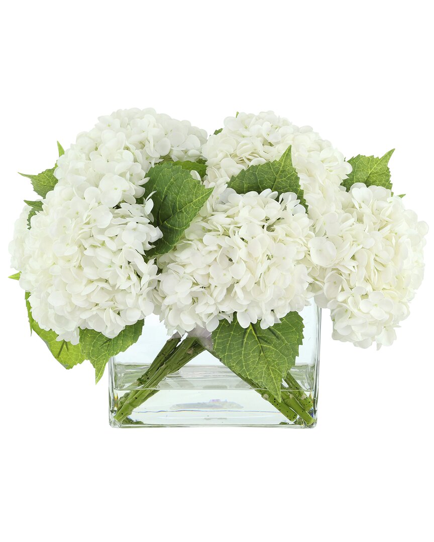 Creative Displays Real Touch Hydrangea In Glass Va In Green