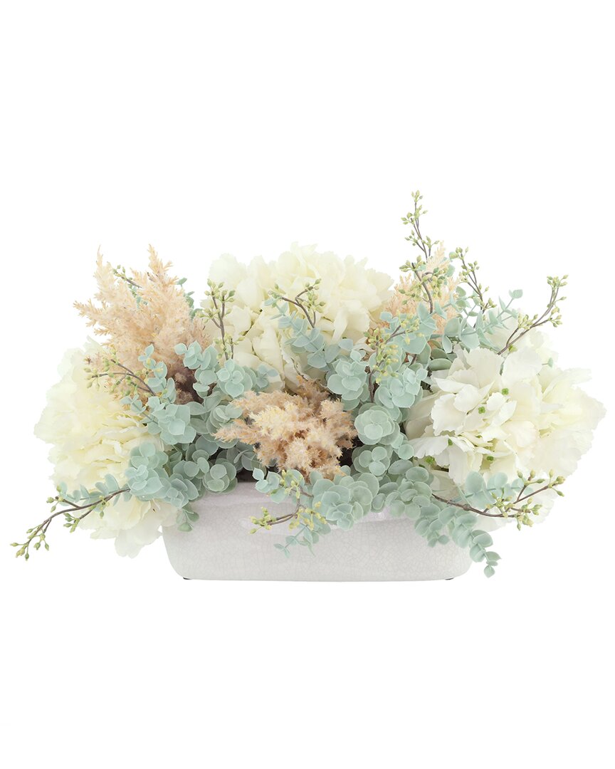 Creative Displays Spring Centerpiece With Hydrangeas In Multi