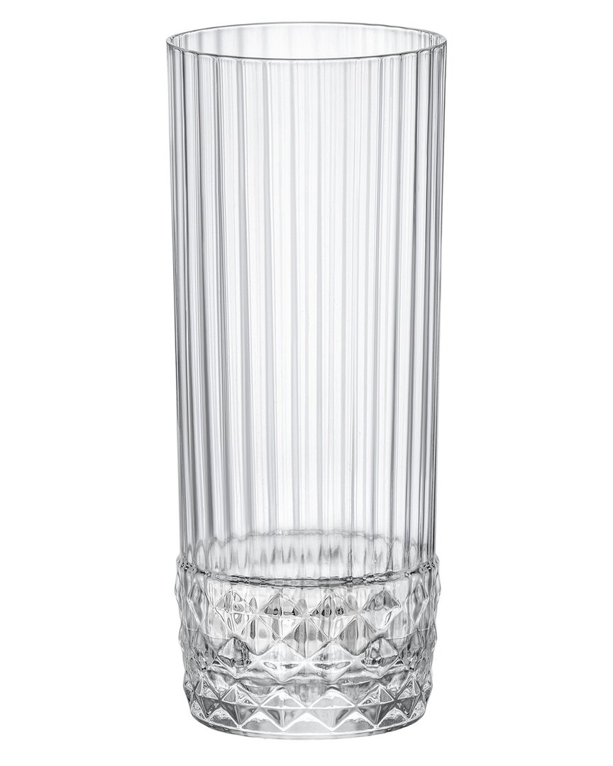 Bormioli Rocco America '20s 13.5oz Long Drink Drinking Glasses (set Of 4)