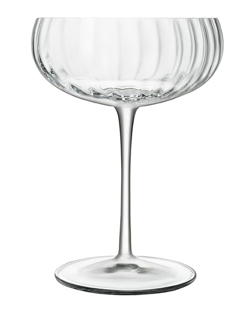 Luigi Bormioli Optica 10.25oz Champagne Glasses (set Of 4)